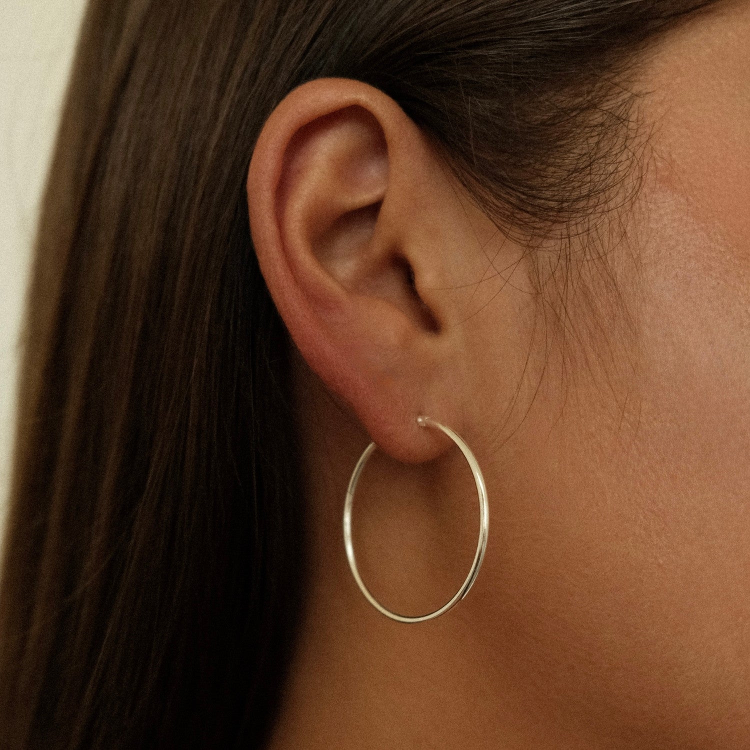 Zilveren slim hoop M