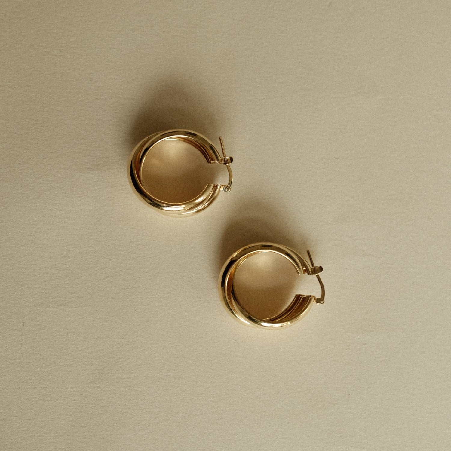bold twist hoops