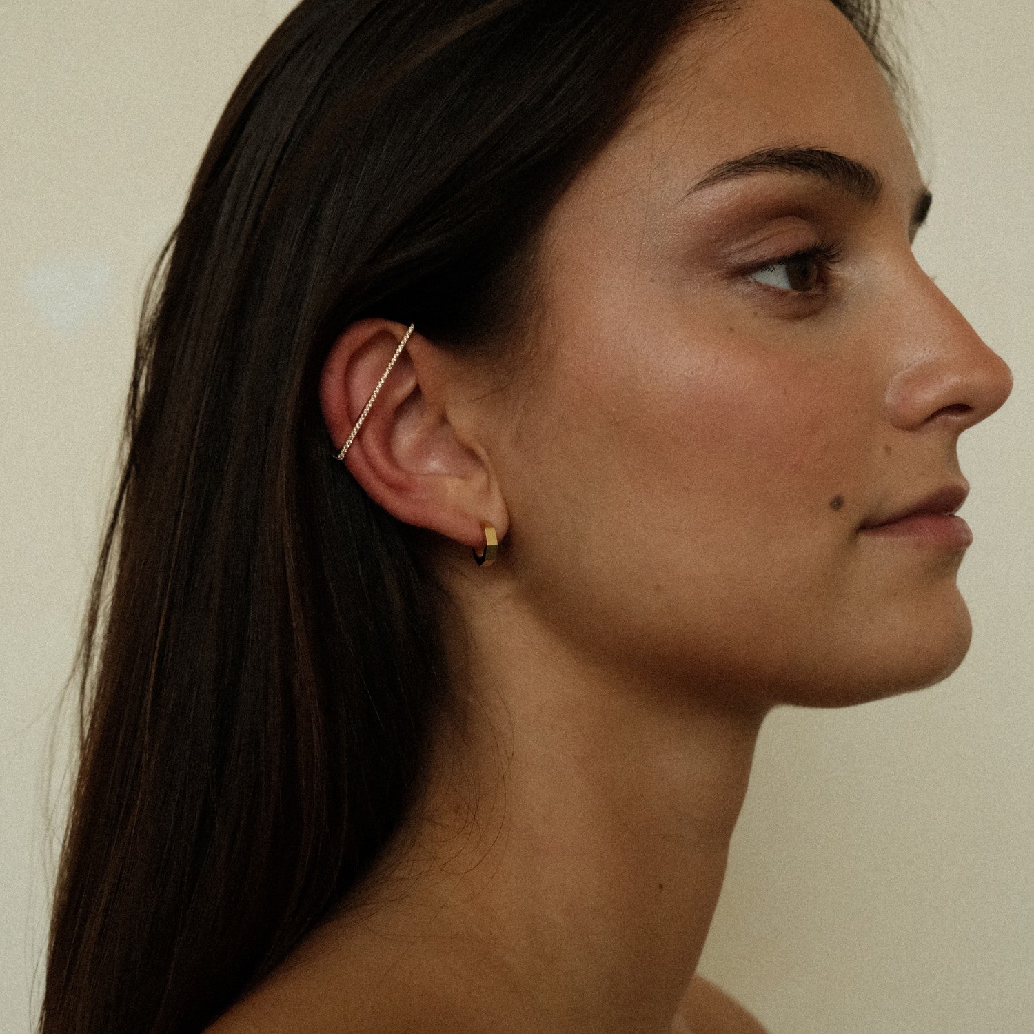 champagne ear cuff