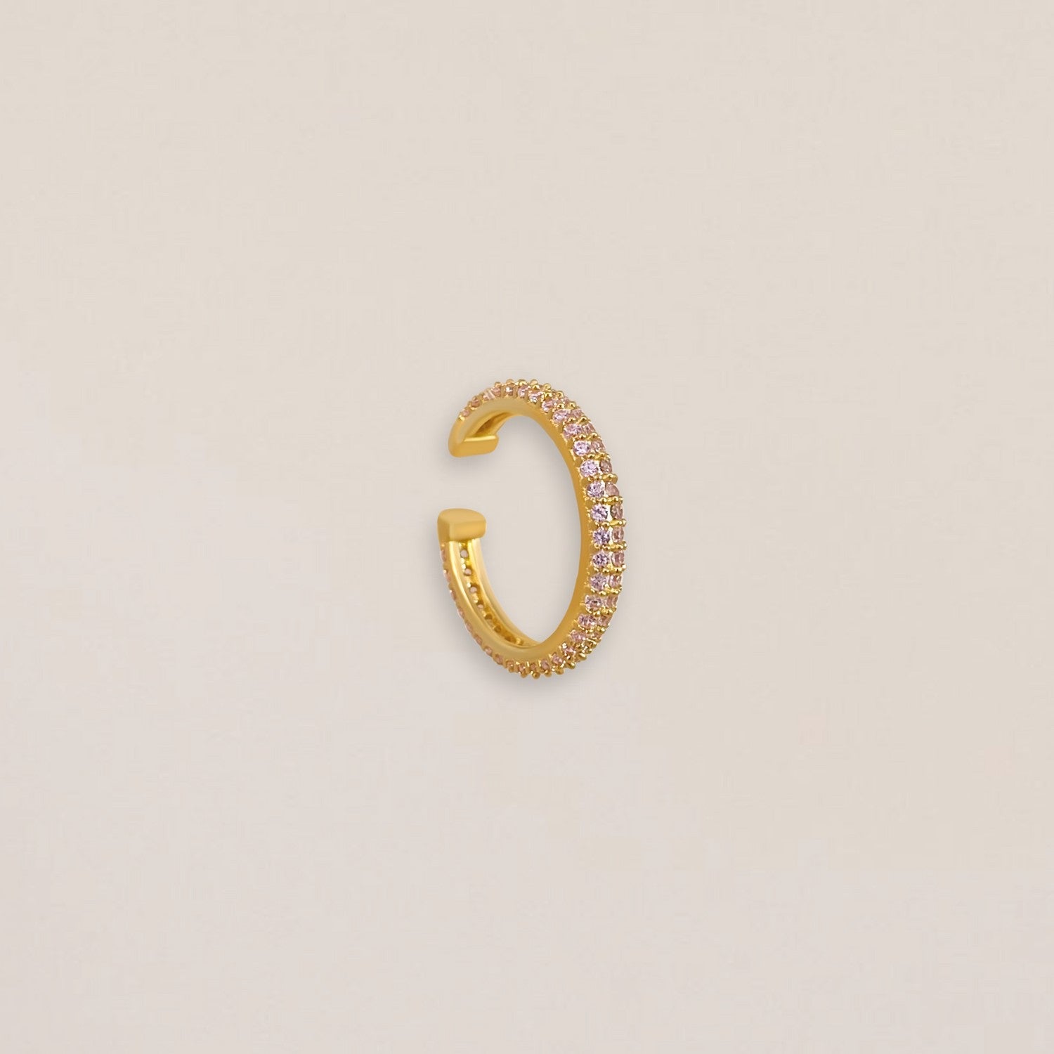 ear cuff lichtroze