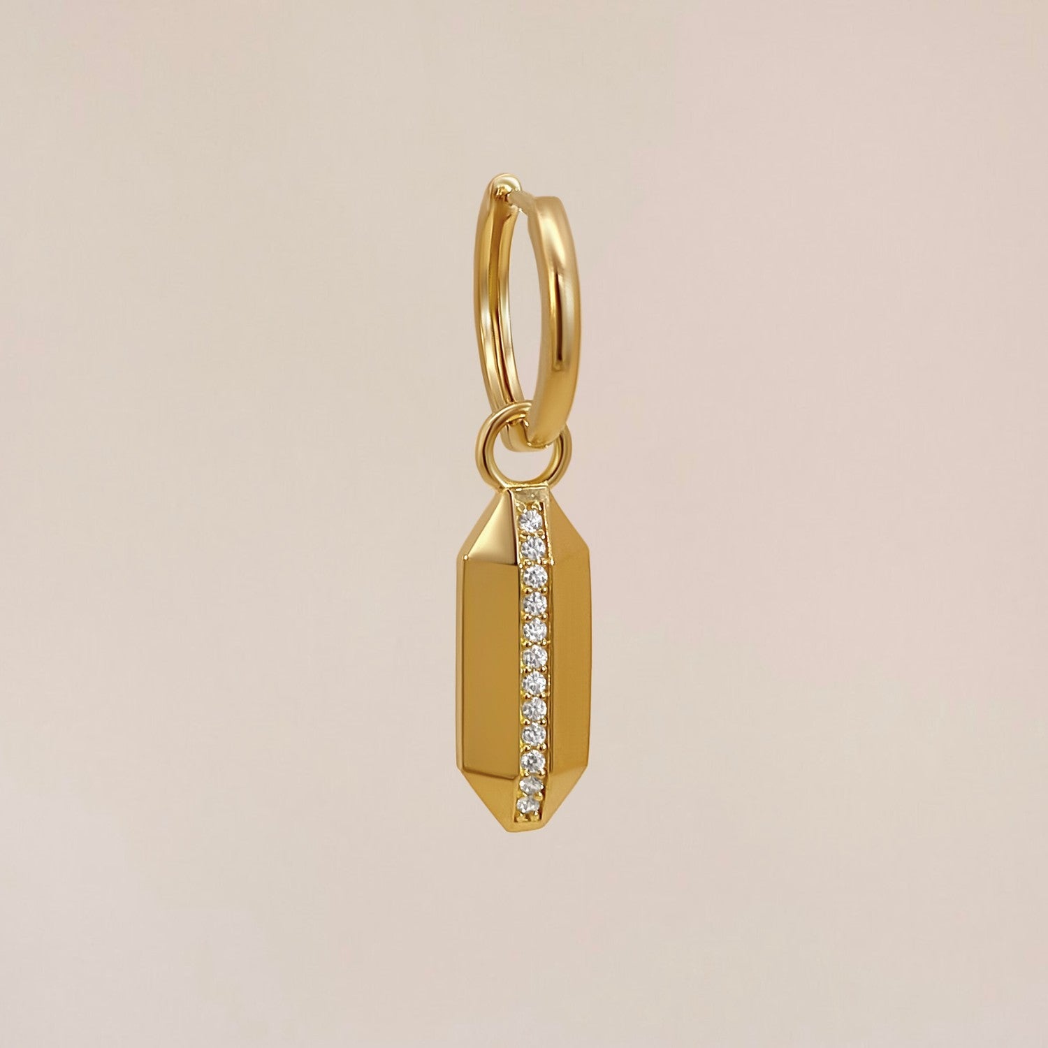 geometrische oorbel hanger