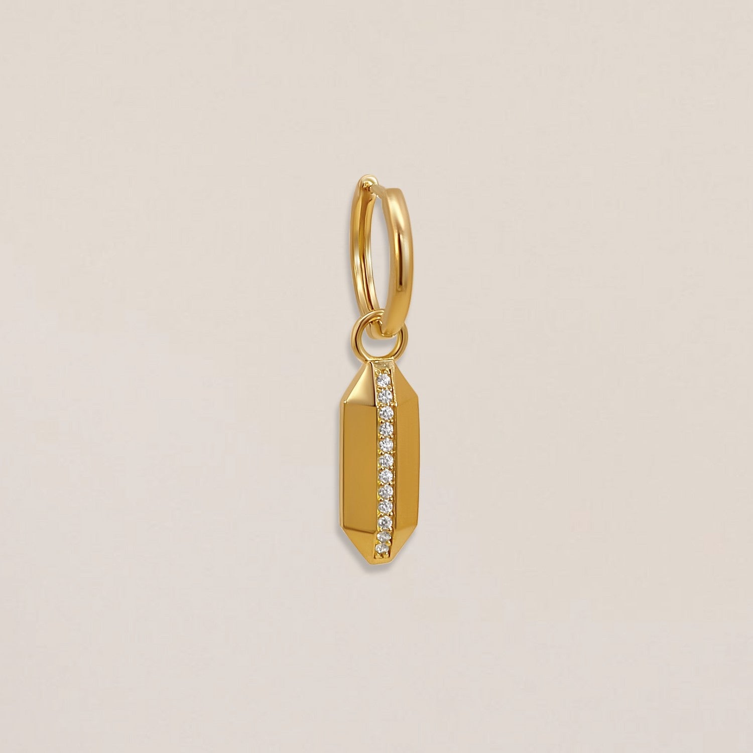 geometrische oorbel hanger
