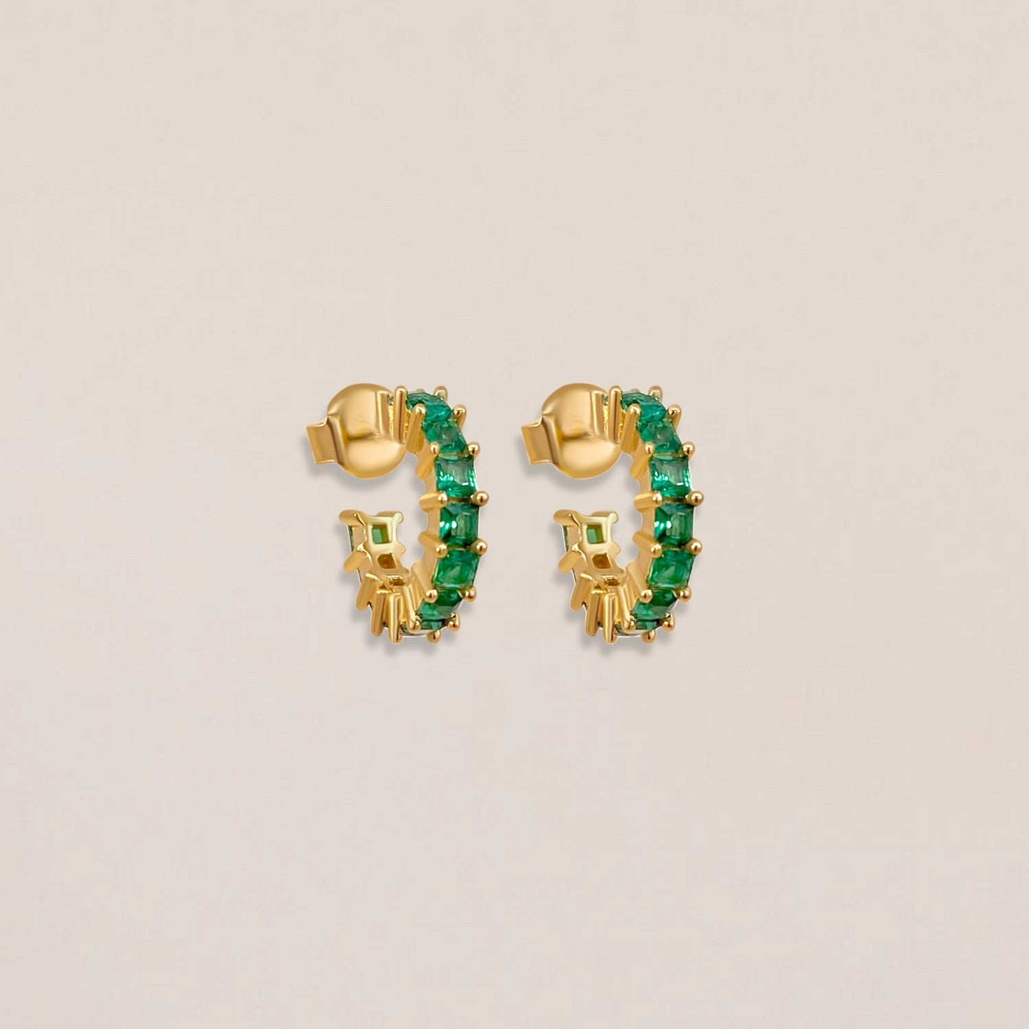 hoops green squares