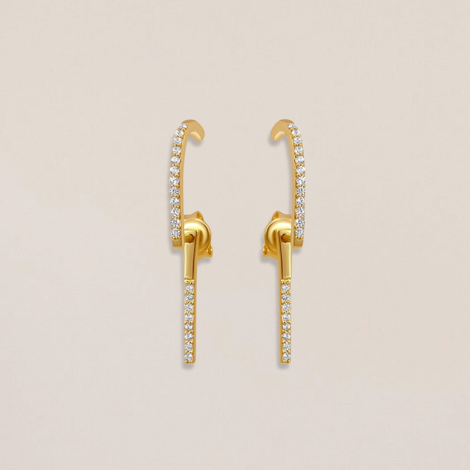 unique earrings duo