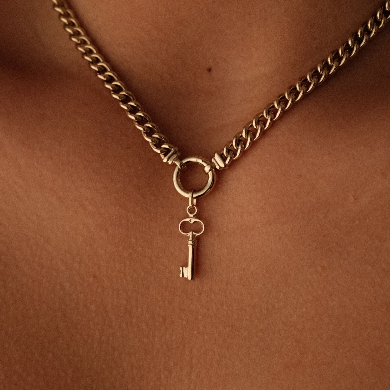 14k Gouden Hanger Sleutel
