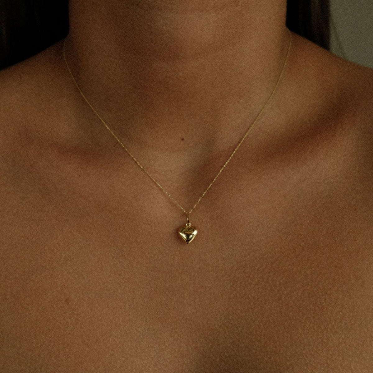 14k gold heart small Oro Jewels