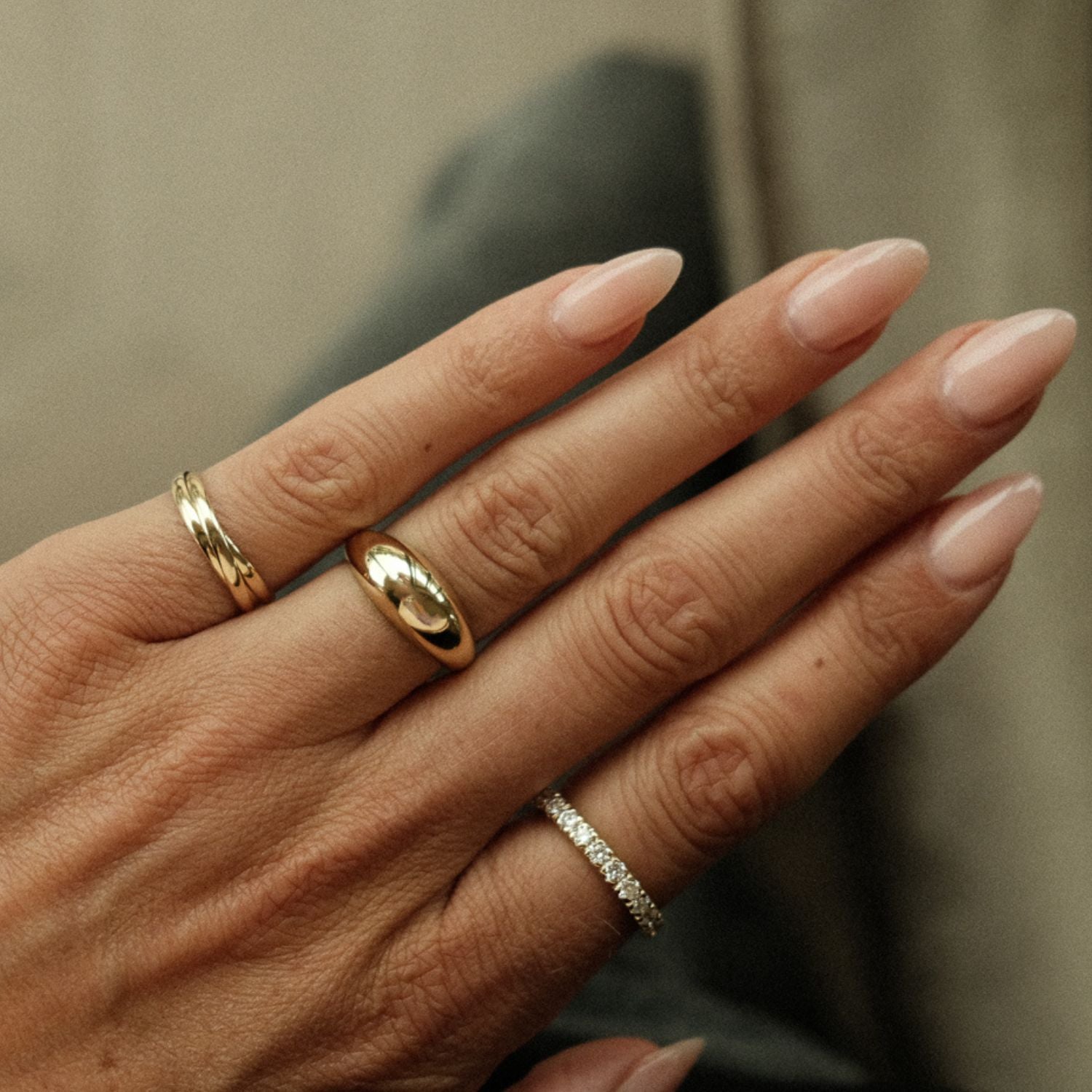 14k goud small balloon ring