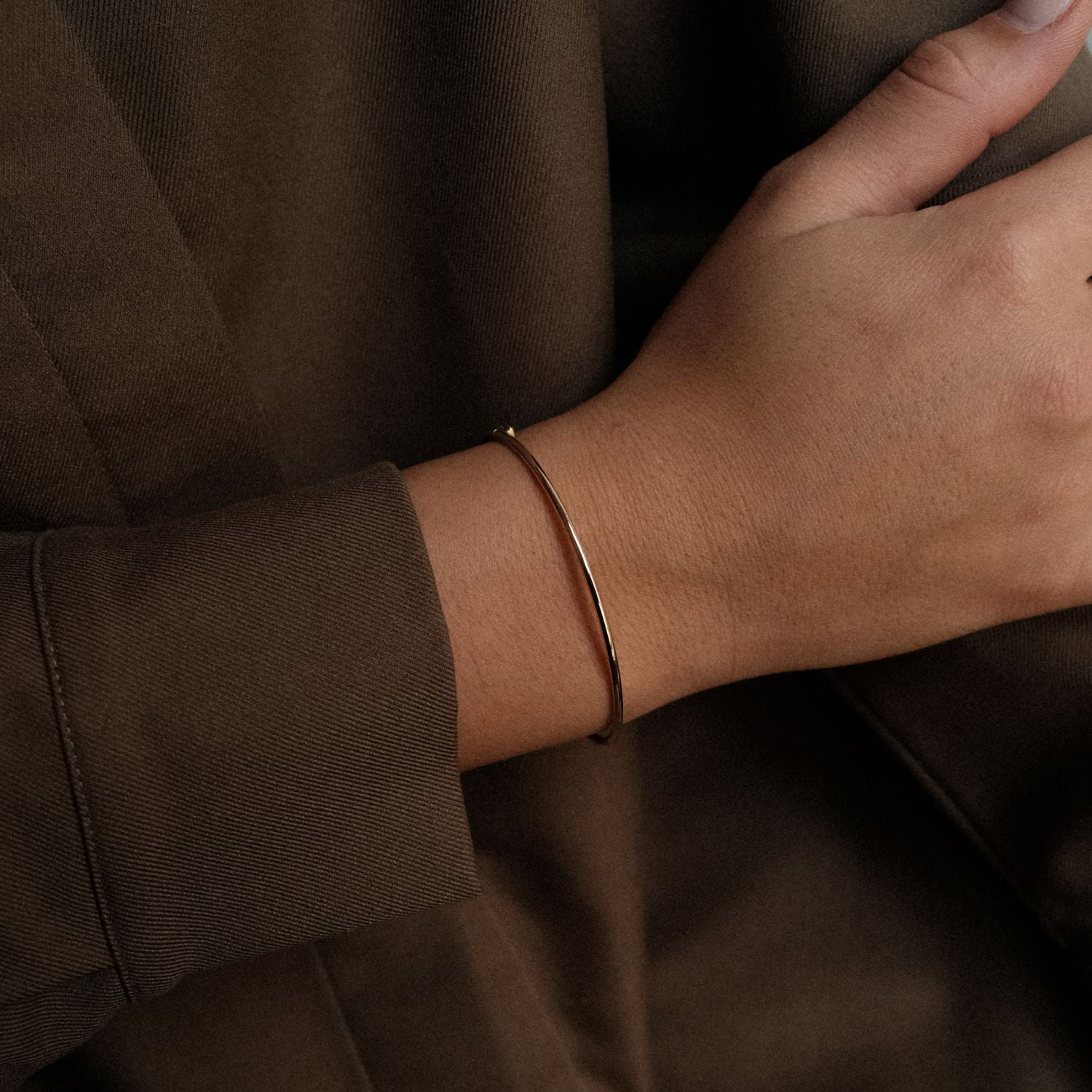 14k gouden bangle