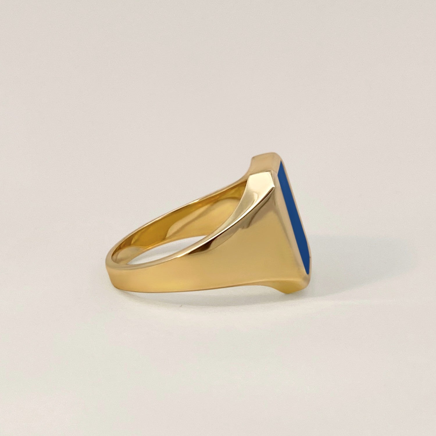 Agate Signet Ring Side
