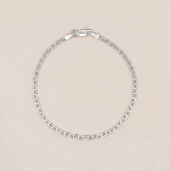 Anchor Chain Bracelet Silver | Oro Jewels