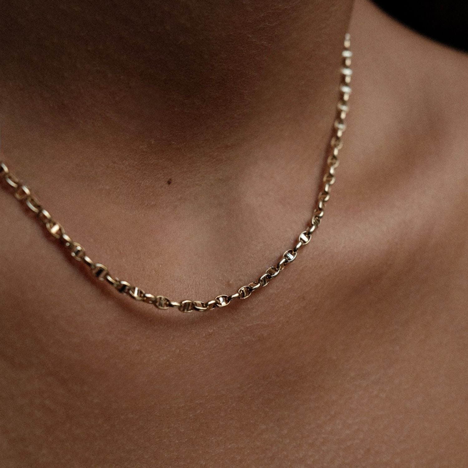 Anker Schakelketting Goud