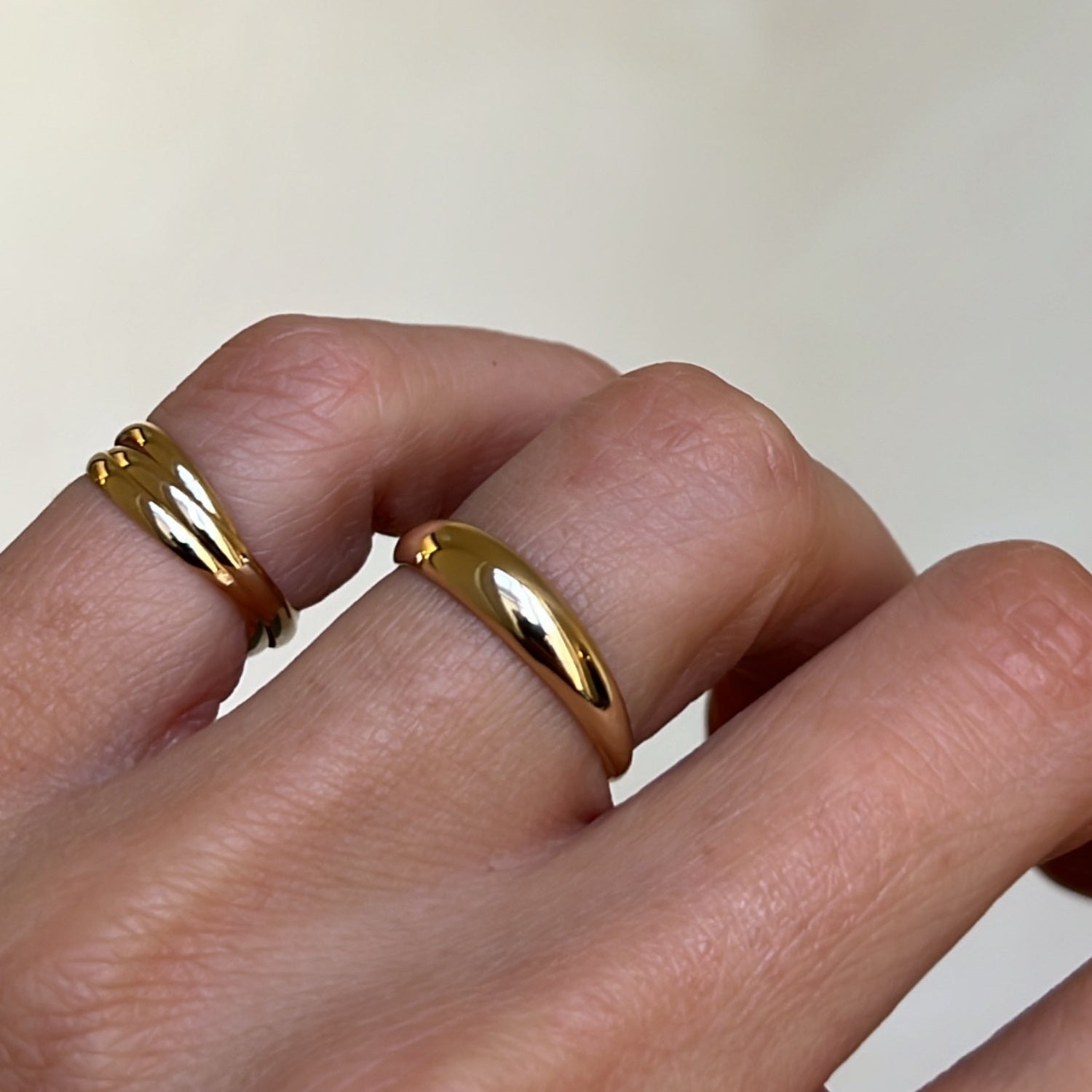 Balloon Ring Goud Klein