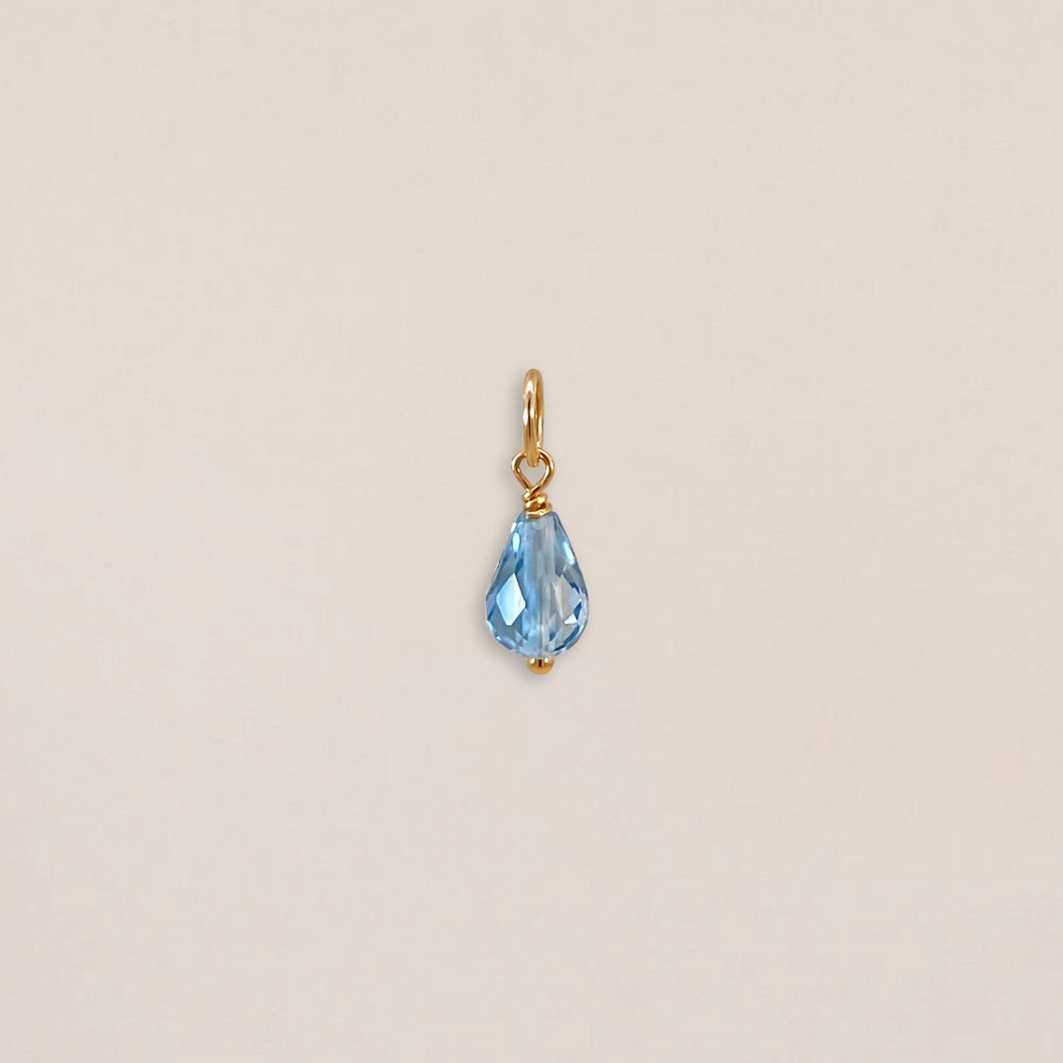 Blue Topaz Charm