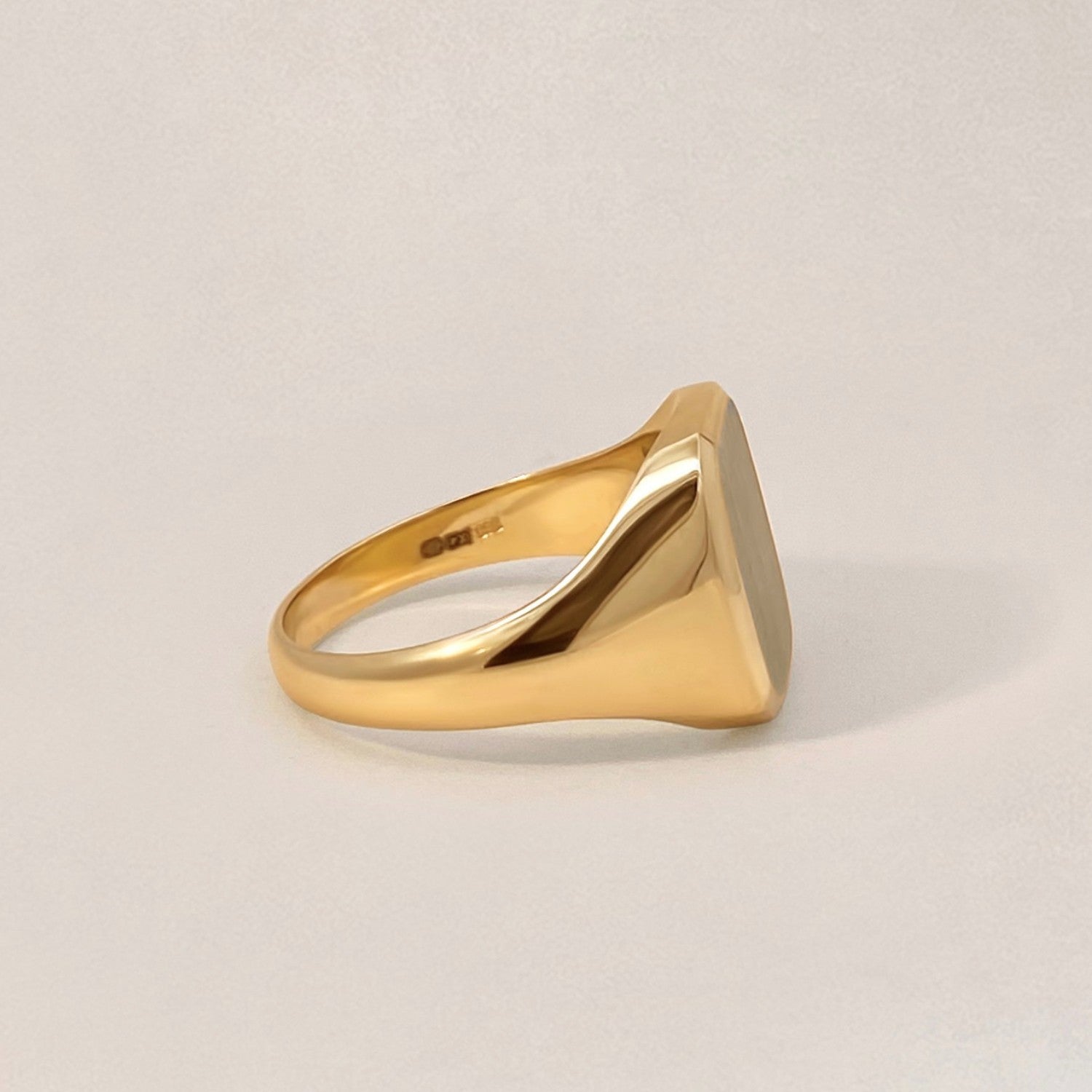 Bold Signet Ring Side