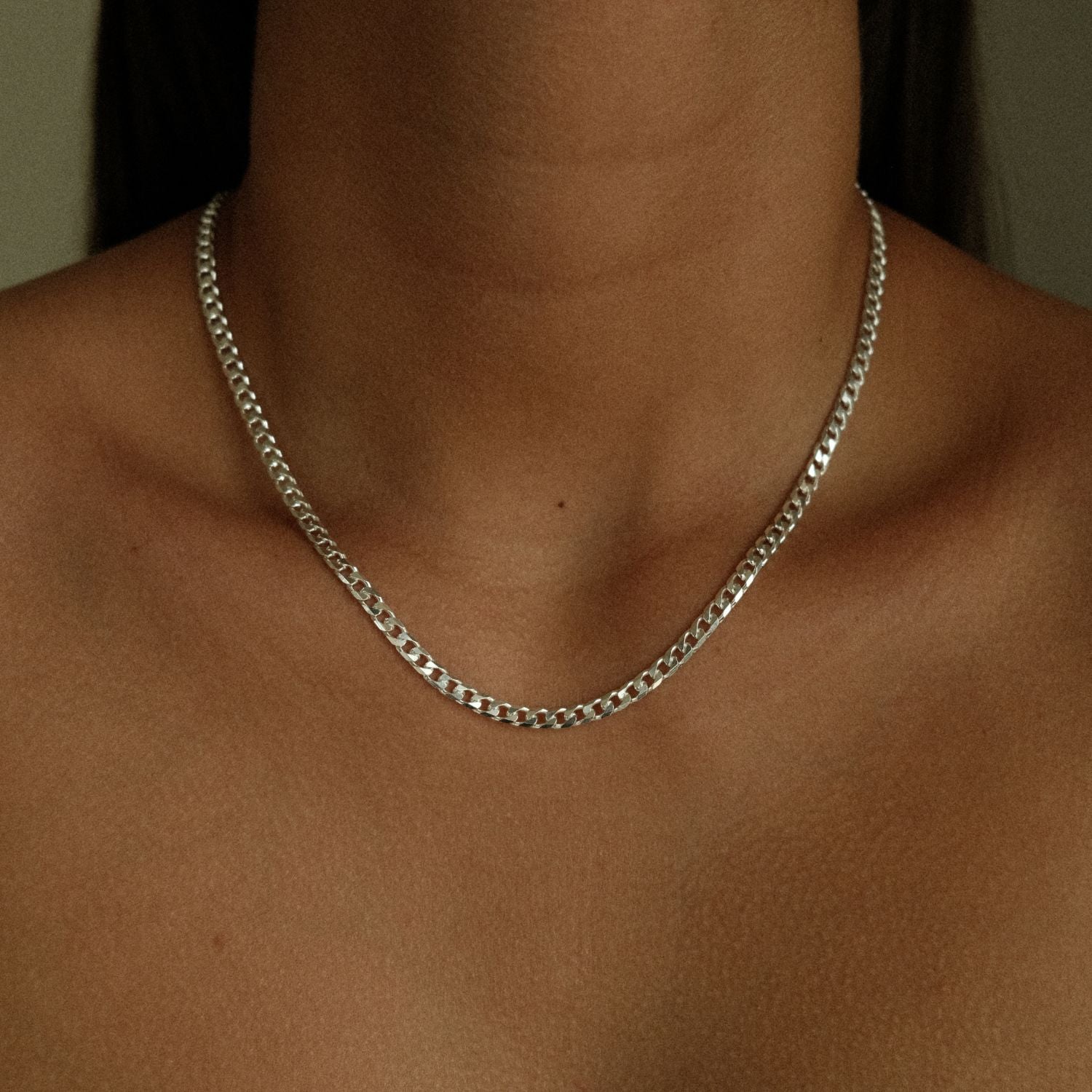 Bold gourmet ketting zilver 45 cm