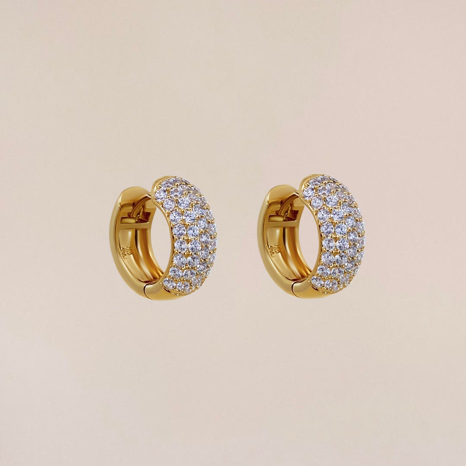 Chubby Kristal Hoops