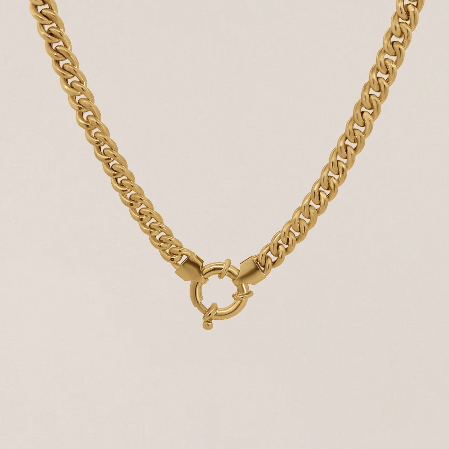 Chunky ketting met veerslot