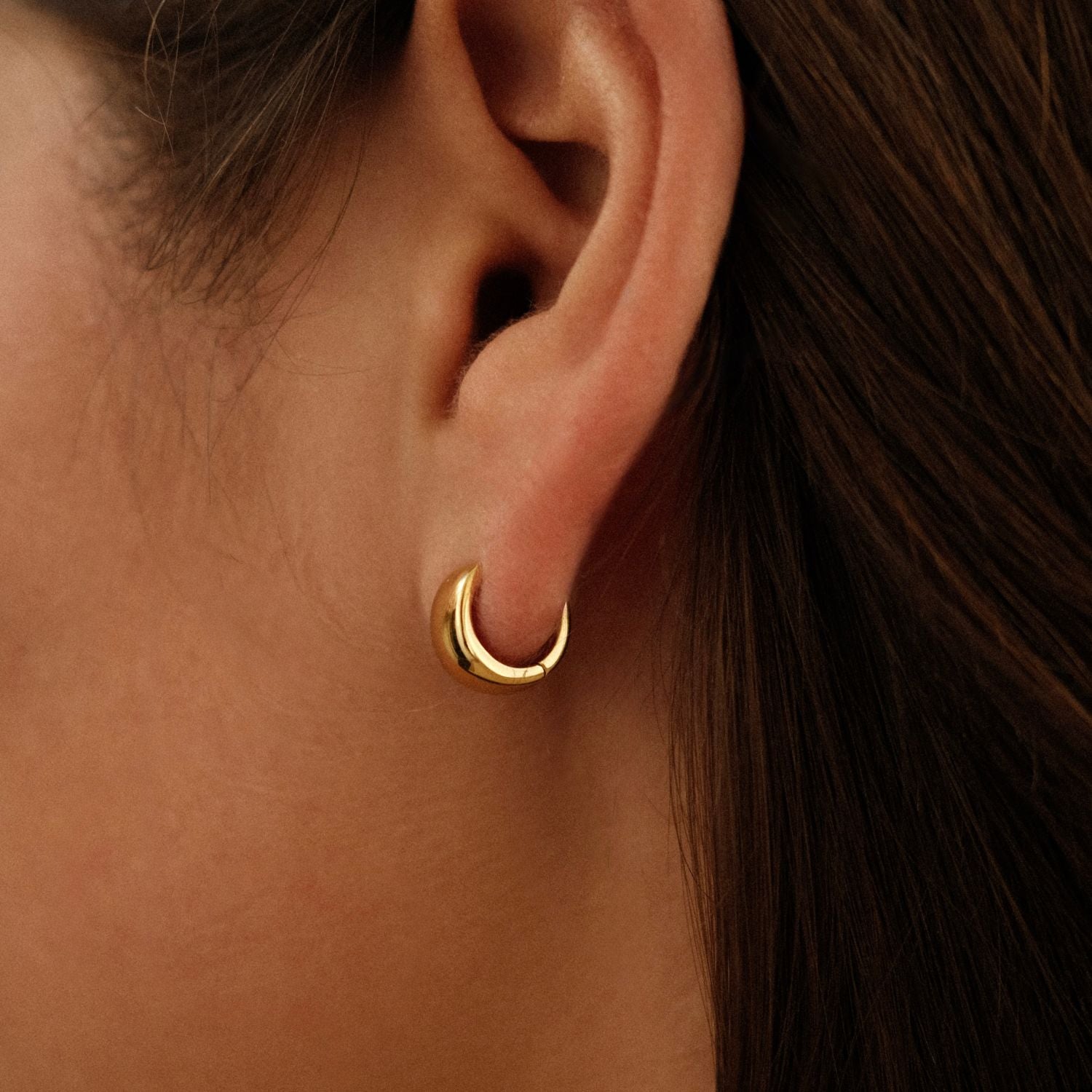 Classic Chubby Hoops Zijkant