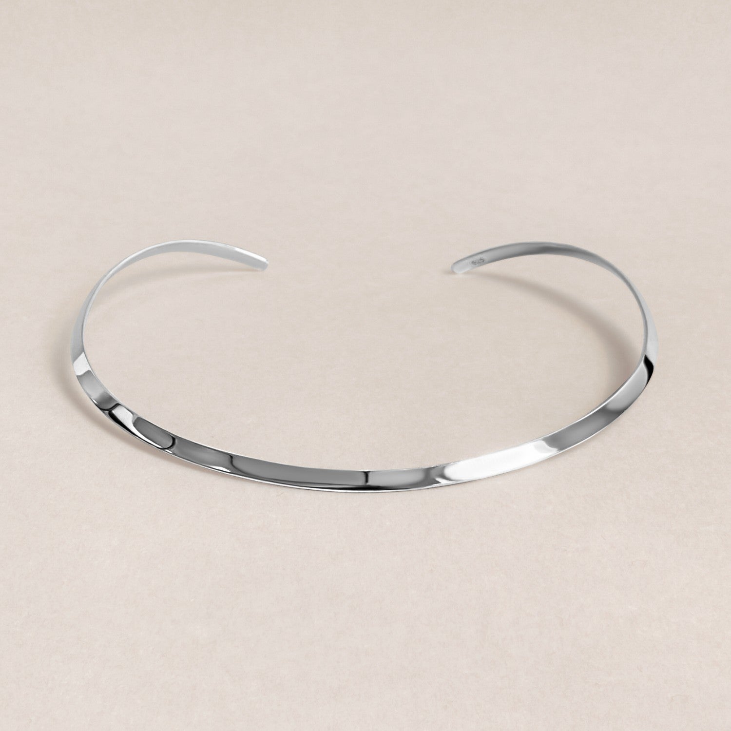 Collar necklace silver