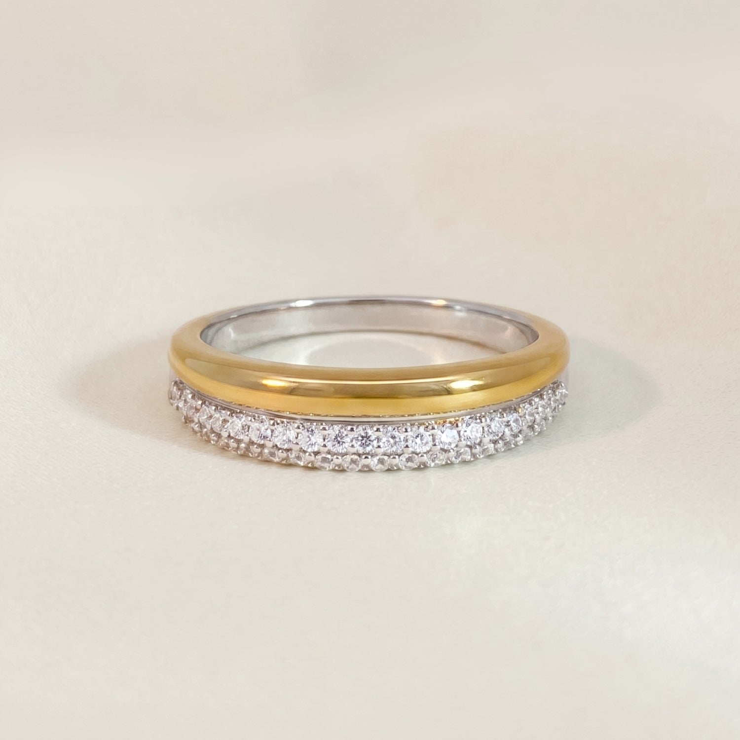 Crystal Duo Ring