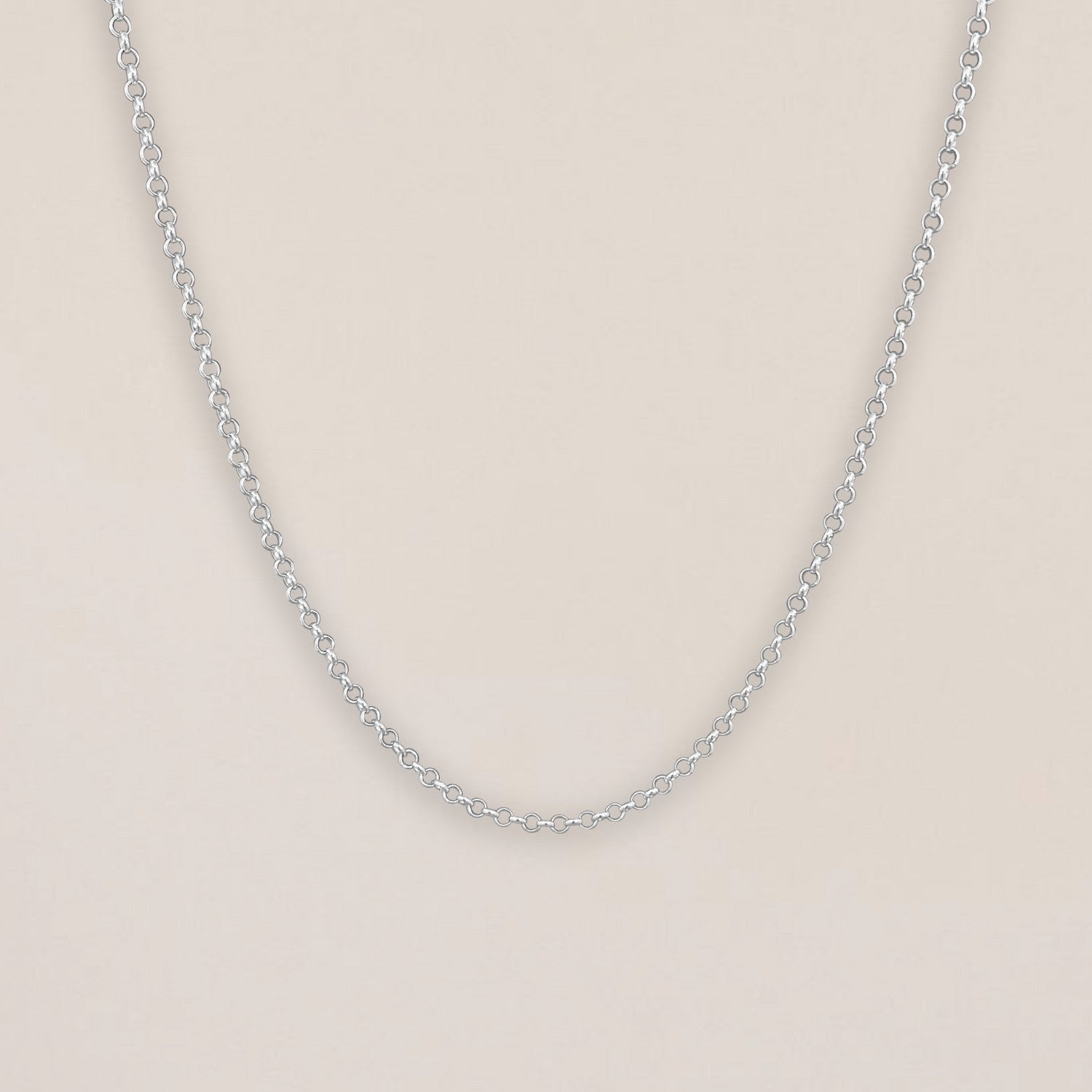 Delicate jasseron ketting zilver