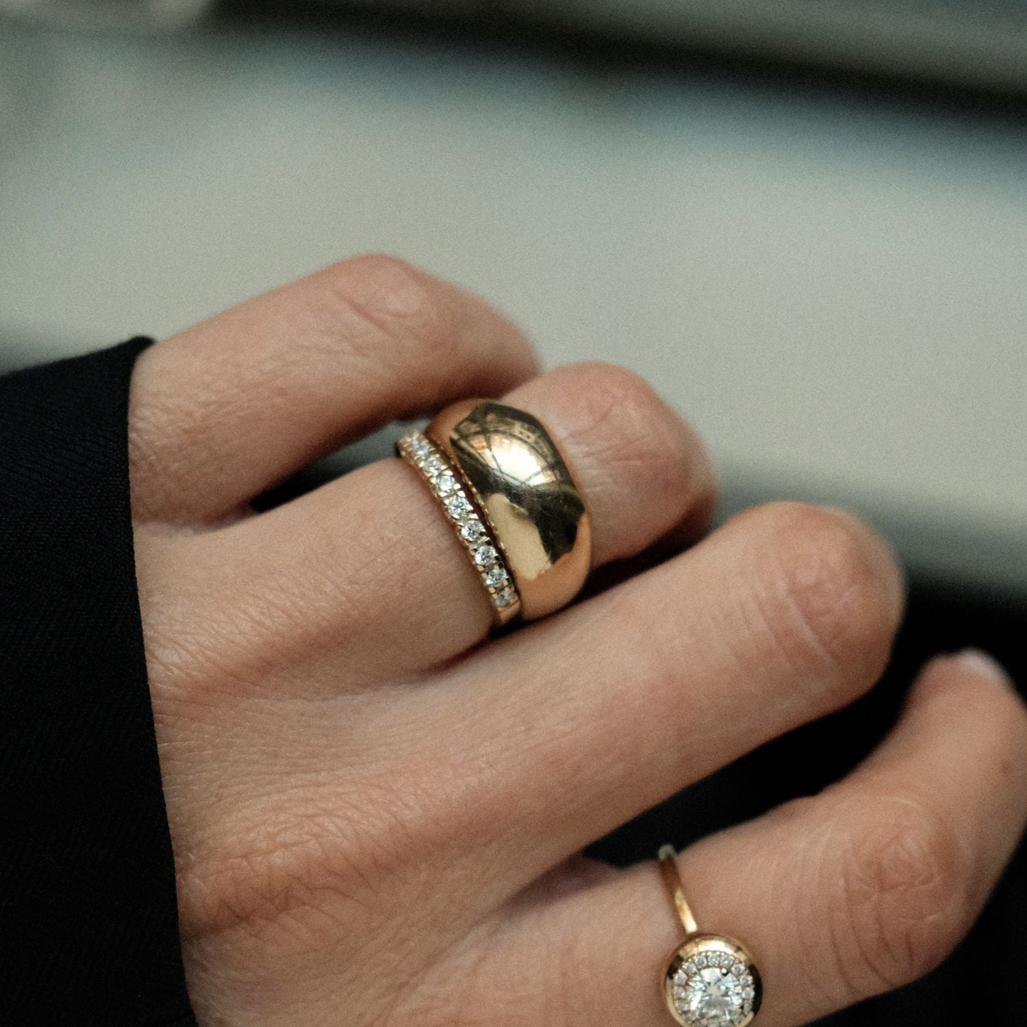 Diamant en Balloon Ring