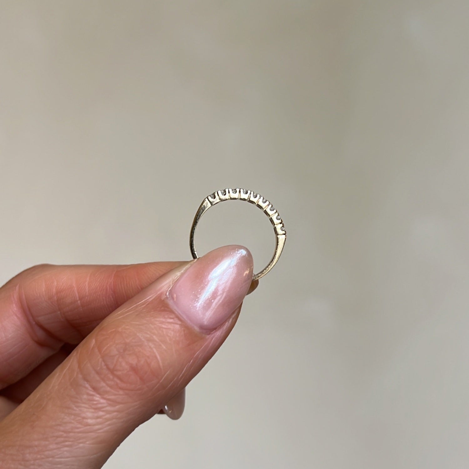 Diamanten Rij Ring Goud