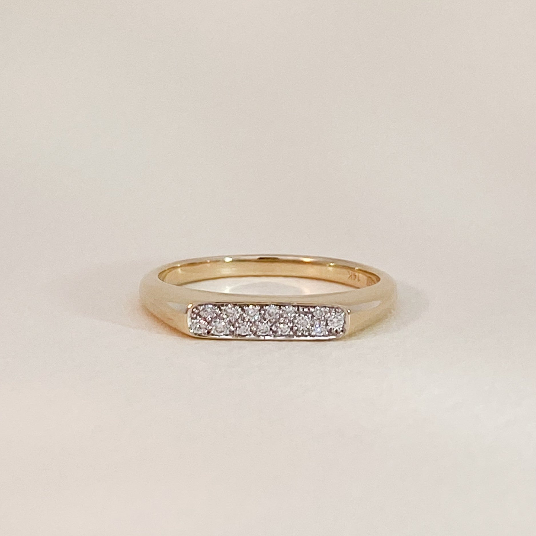 Diamanten Zegelring