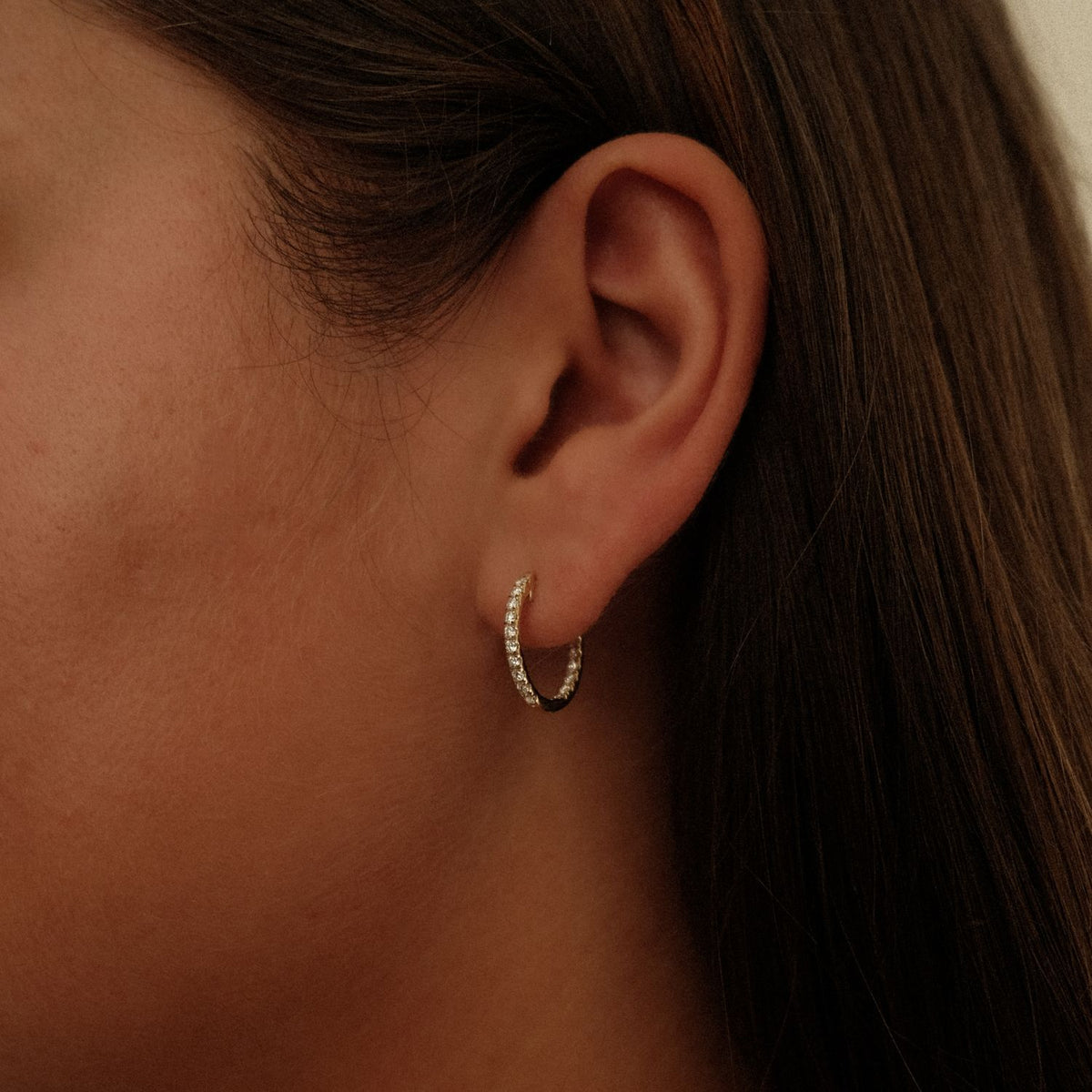 Diamanten Hoops Verfijnd