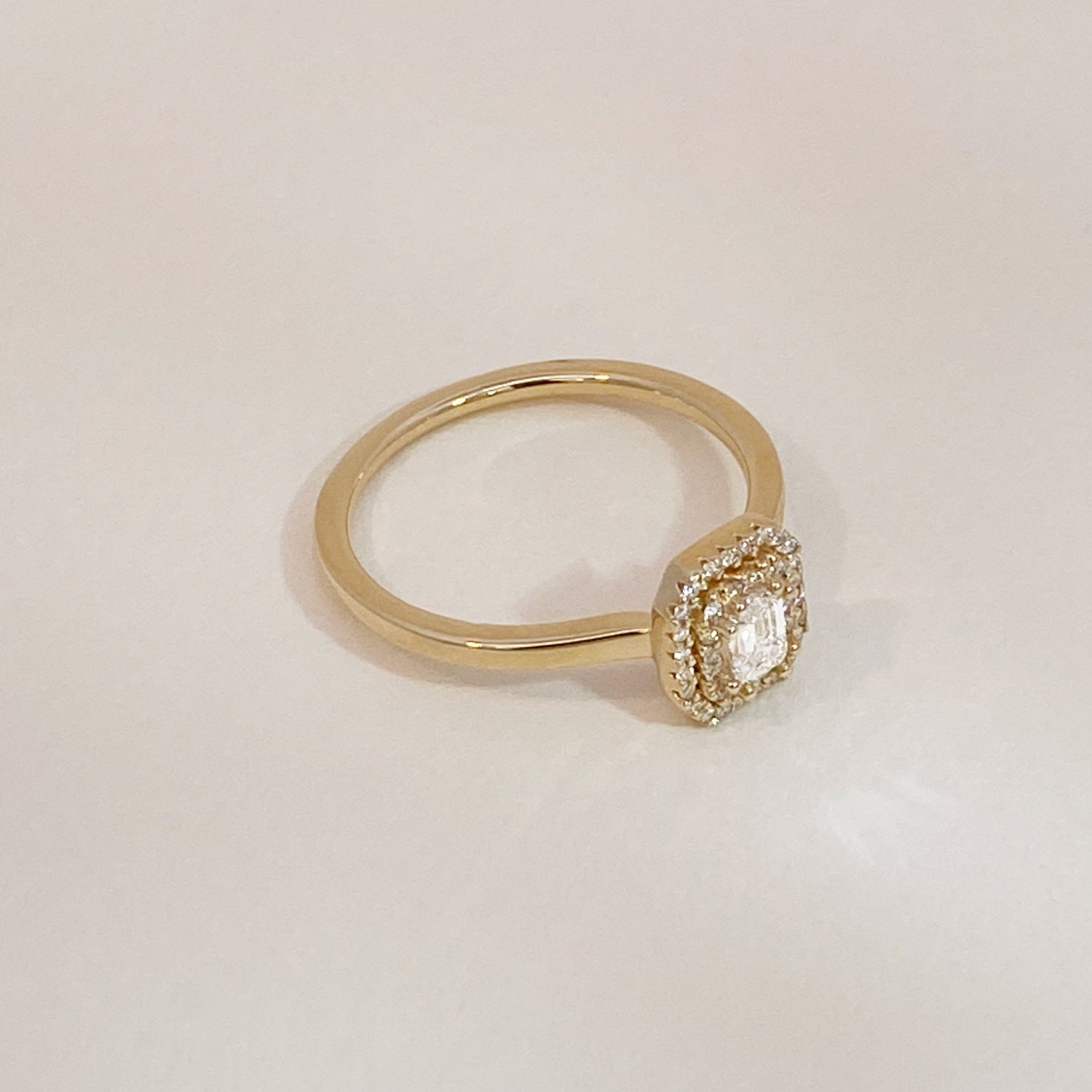 Diamond Double Halo Engagement Ring