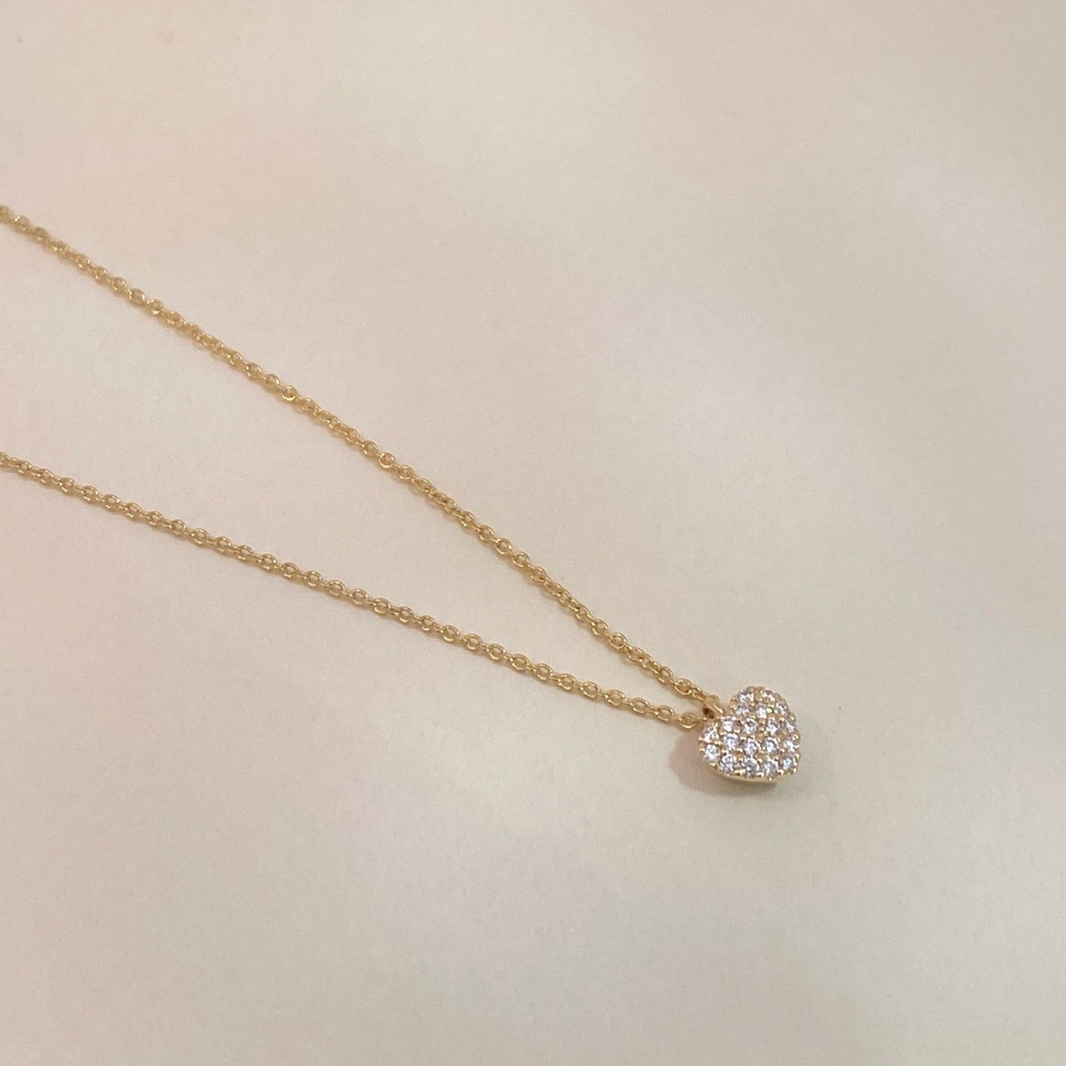 Diamond heart necklace