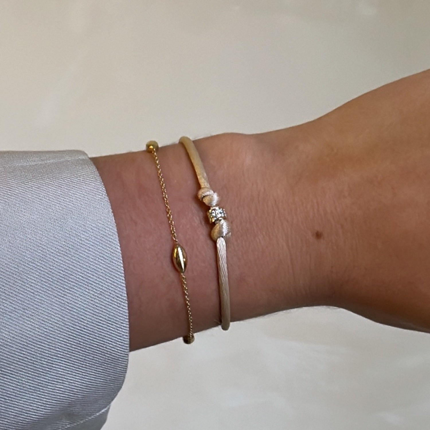 Diamonds Satin Bracelet