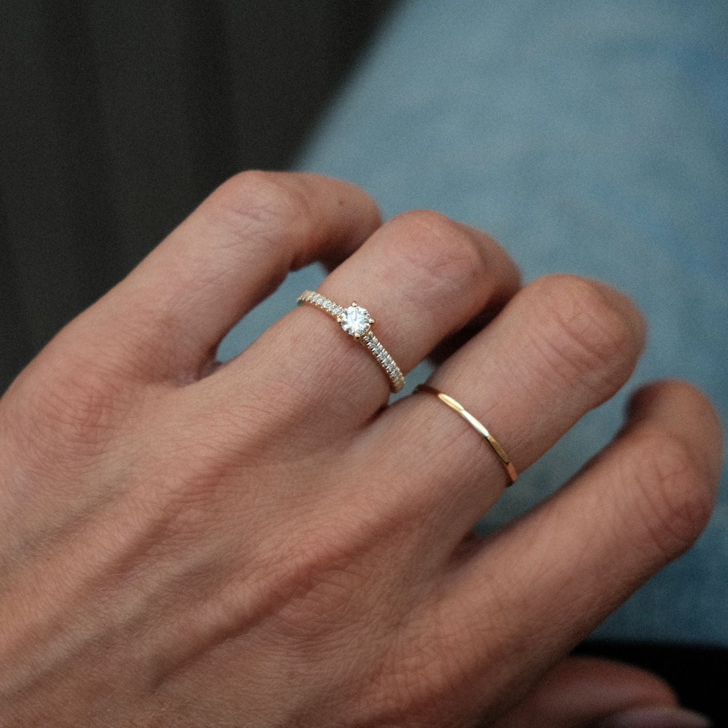 Diamonds Engagement Ring Gold