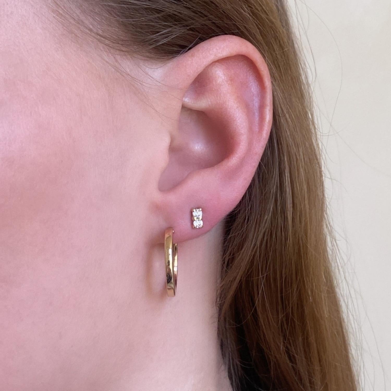 Double Crystal Studs