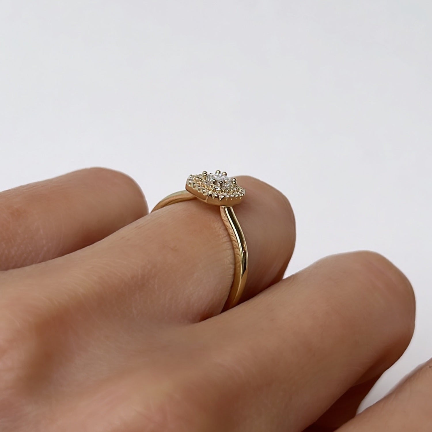 Double Halo Ring