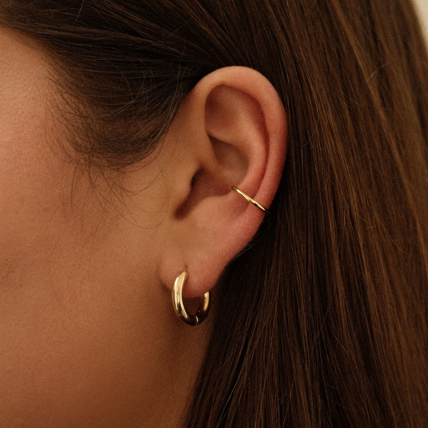Dunne Gouden Ear Cuff