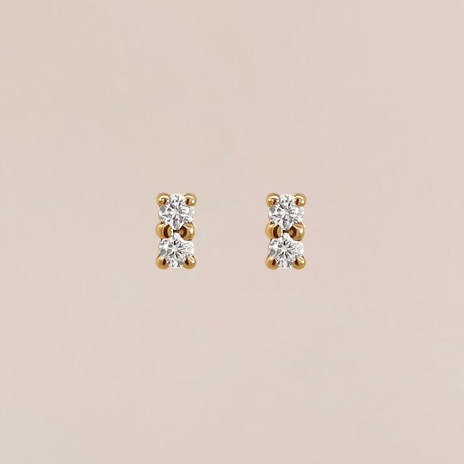 Duo kristal studs