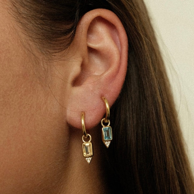 Earring charm combination