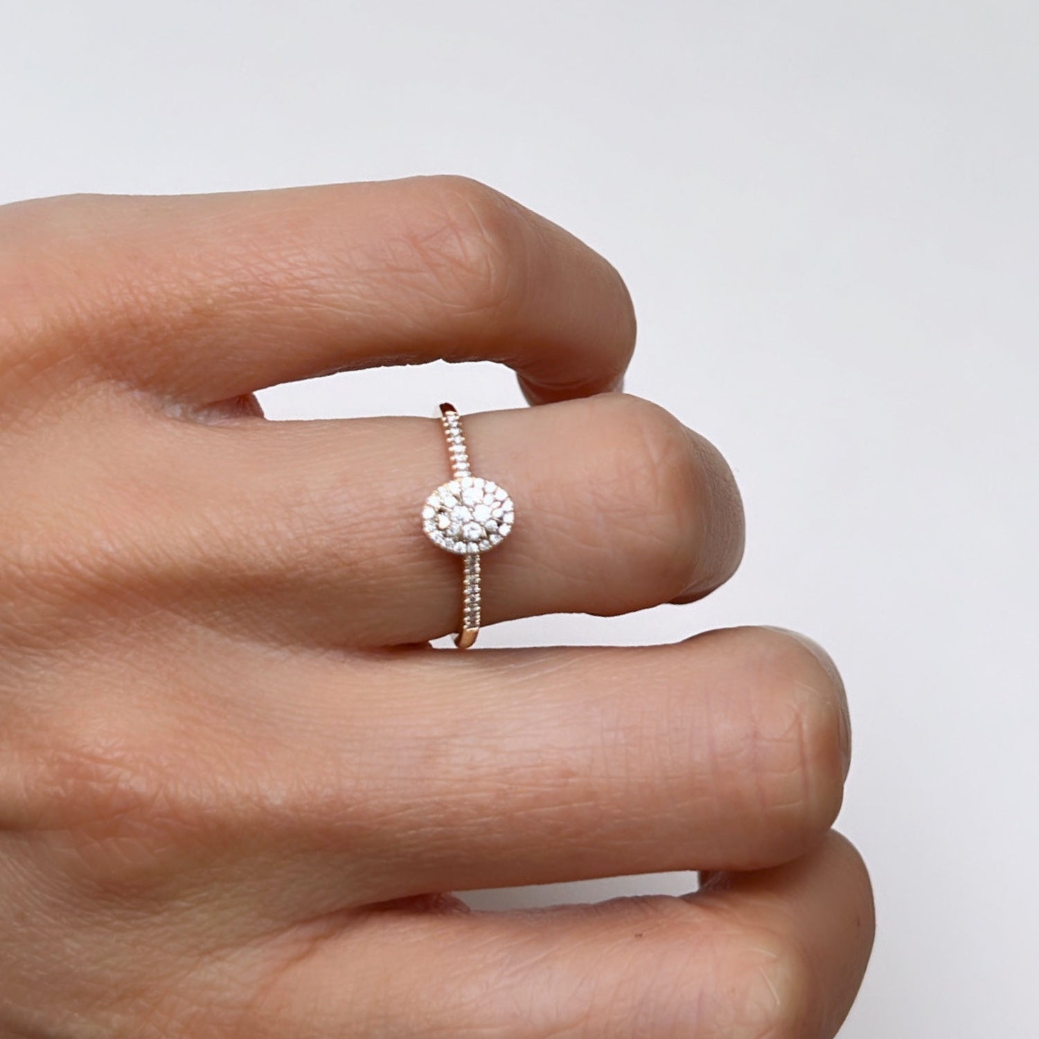 Engagement Cluster Halo Ring
