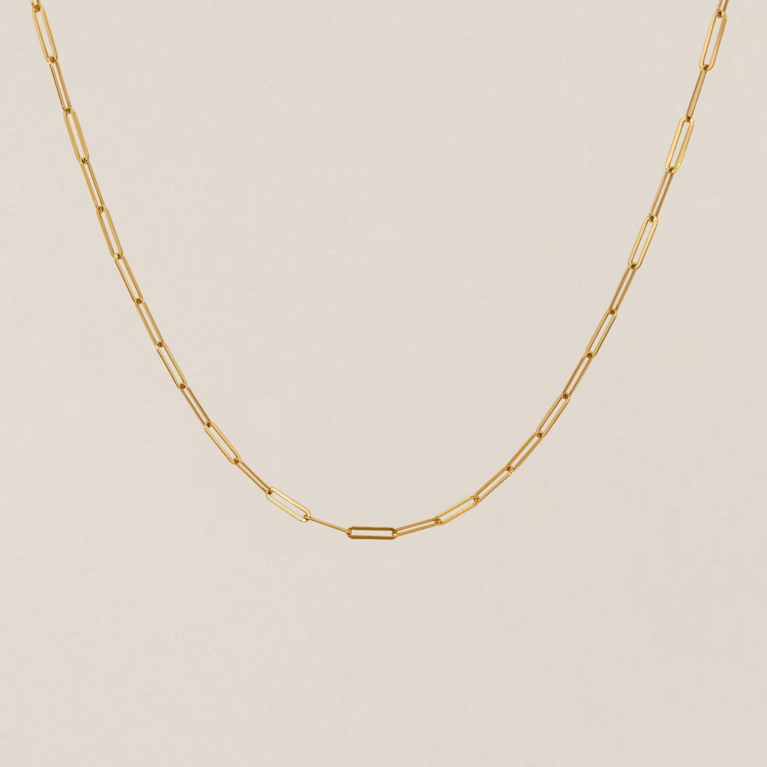 Fine Paperclip 14k