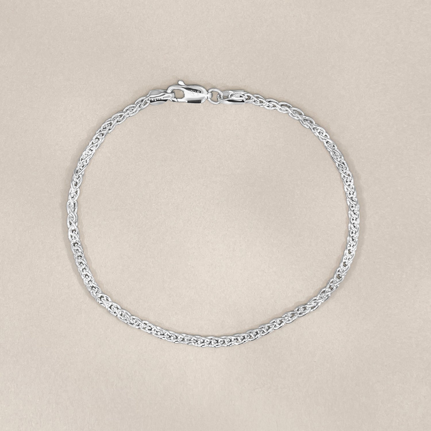 Foxtail armband zilver
