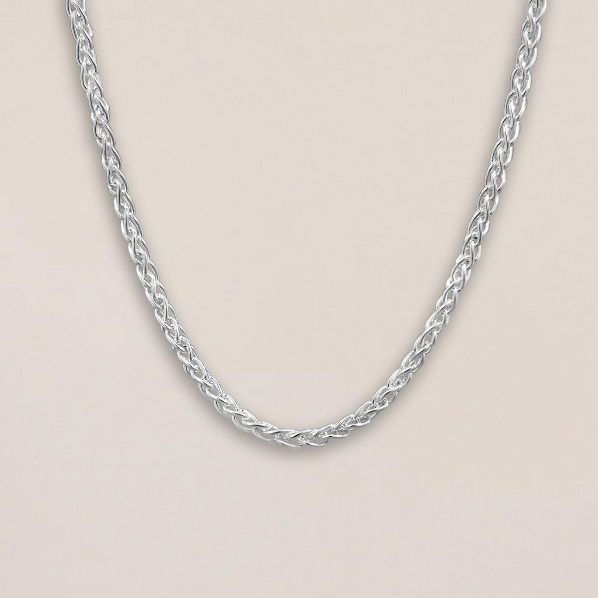 Silver Foxtail Necklace | Oro Jewels