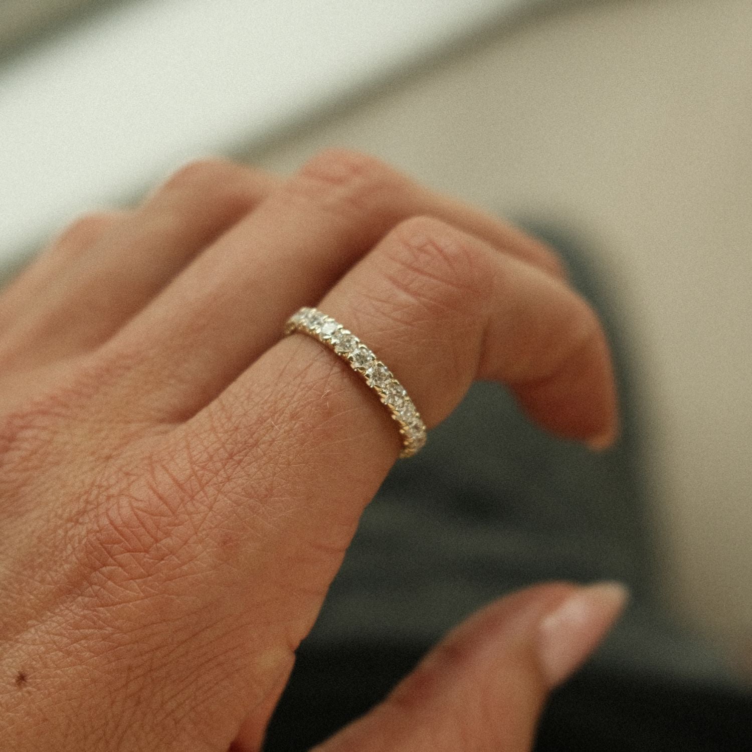 Full Diamond Eternity Ring
