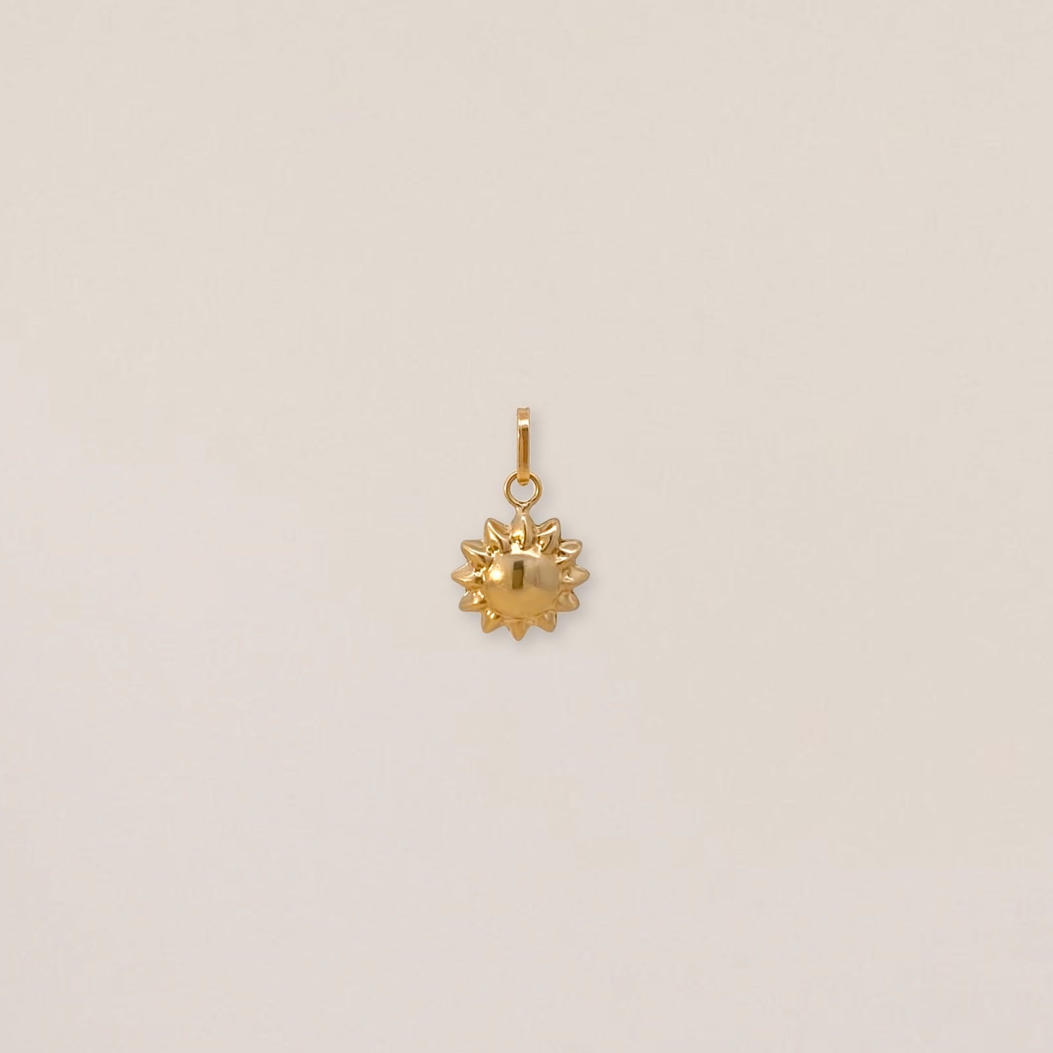 Gold Sun Charm