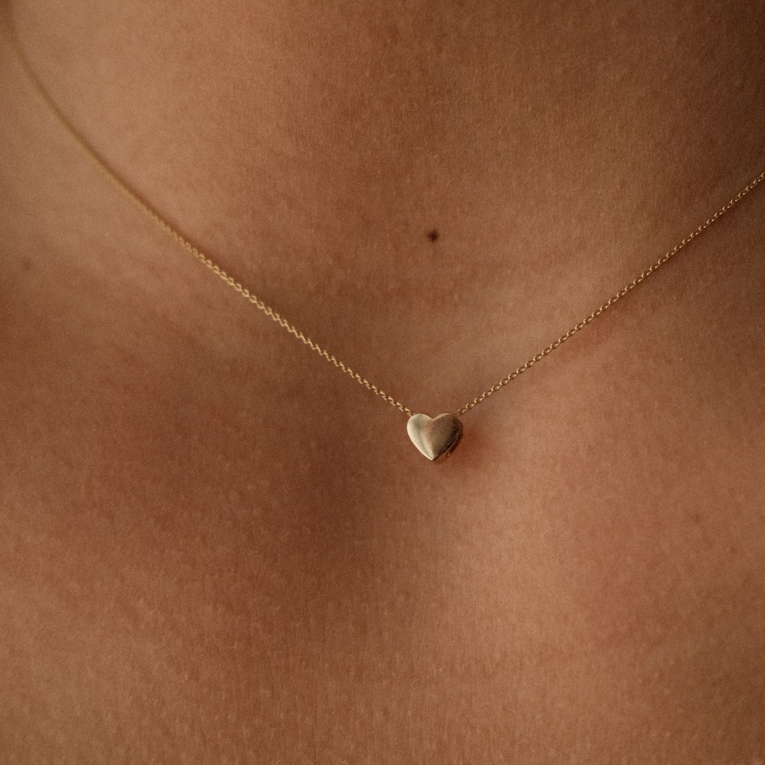 Gold Heart Bead