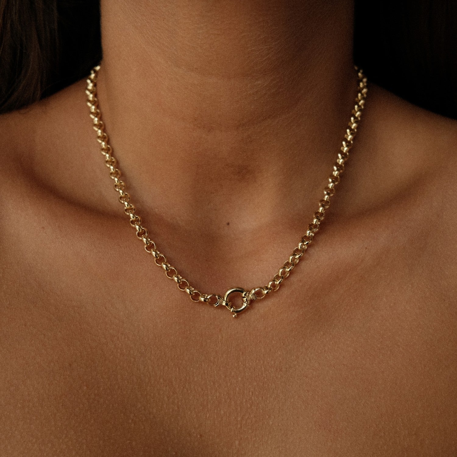Gold Jasseron Necklace