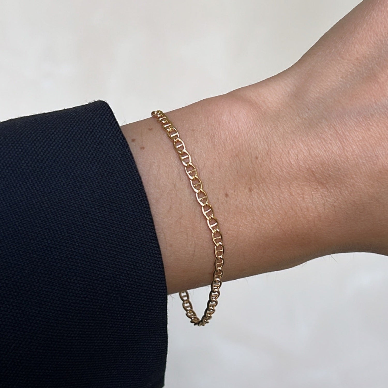 Golden Anchor Bracelet