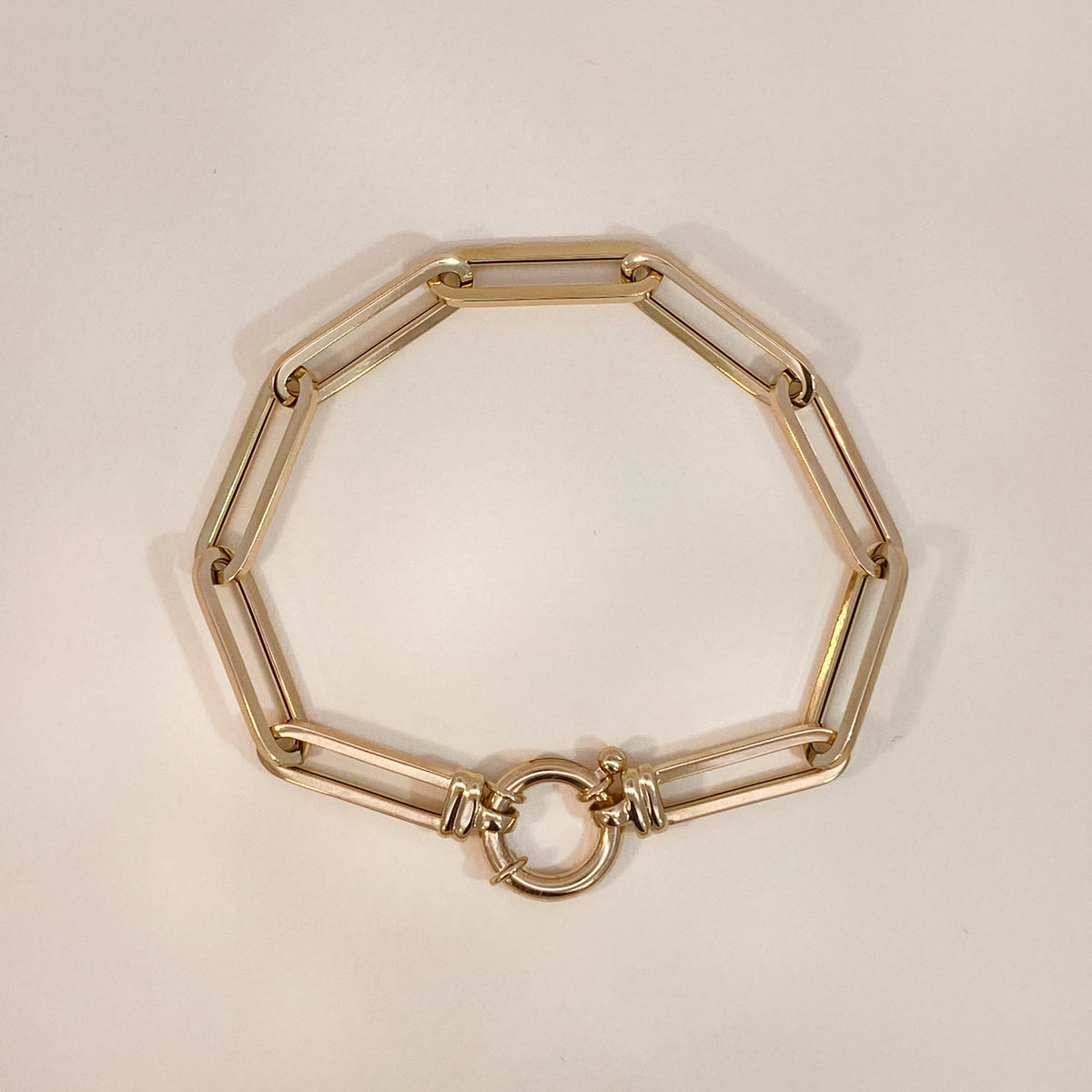 GoldenBoldLinkBraceletSpringlo