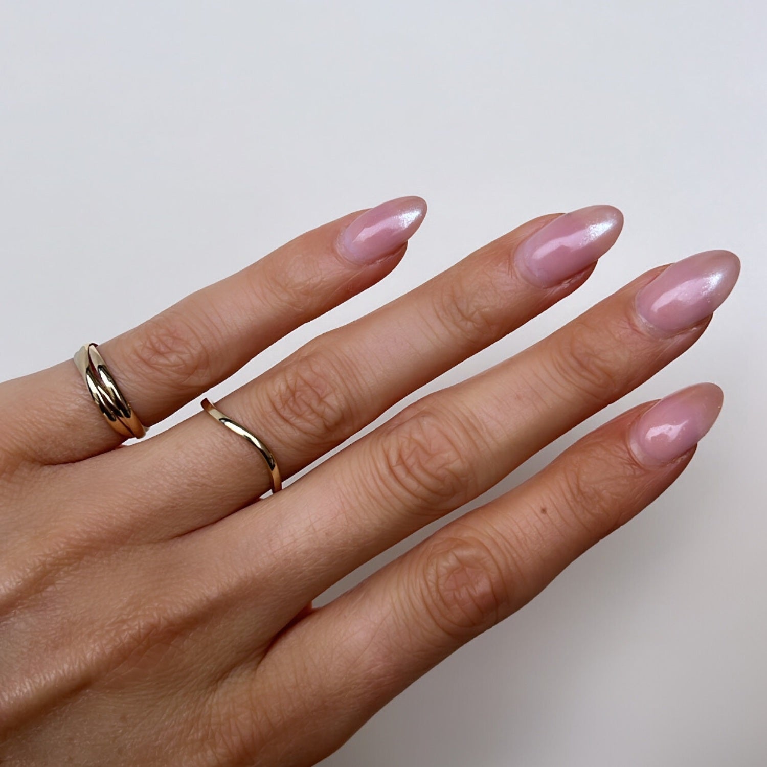 Golden Curve Ring