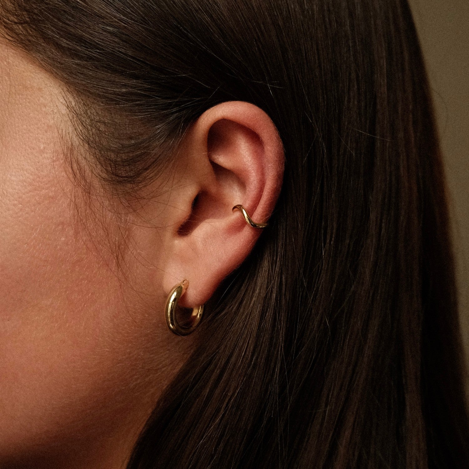 Wavy Ear Cuff | Oro Jewels